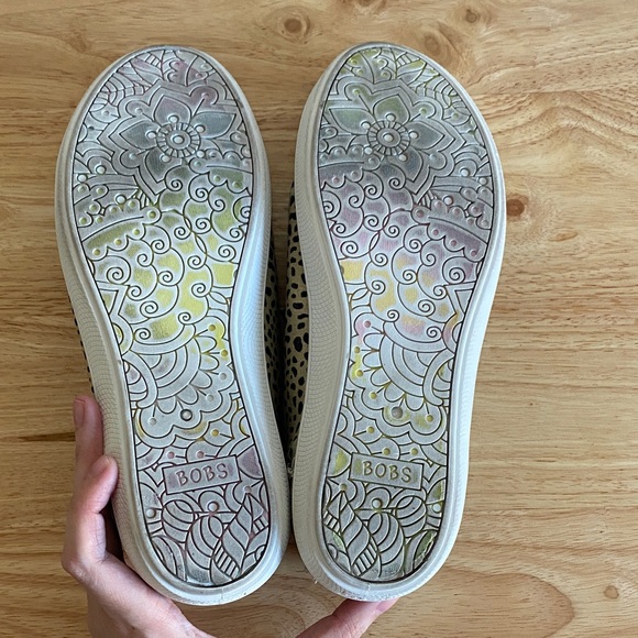 BOBS from Skechers Tan Leopard Womens Sneakers - Picture 9 of 9